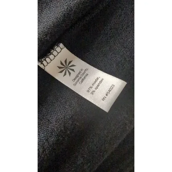 Athleta Presidio Shift Dress Long Sleeve Gray Athleisure Minimalist L - Picture 7 of 8